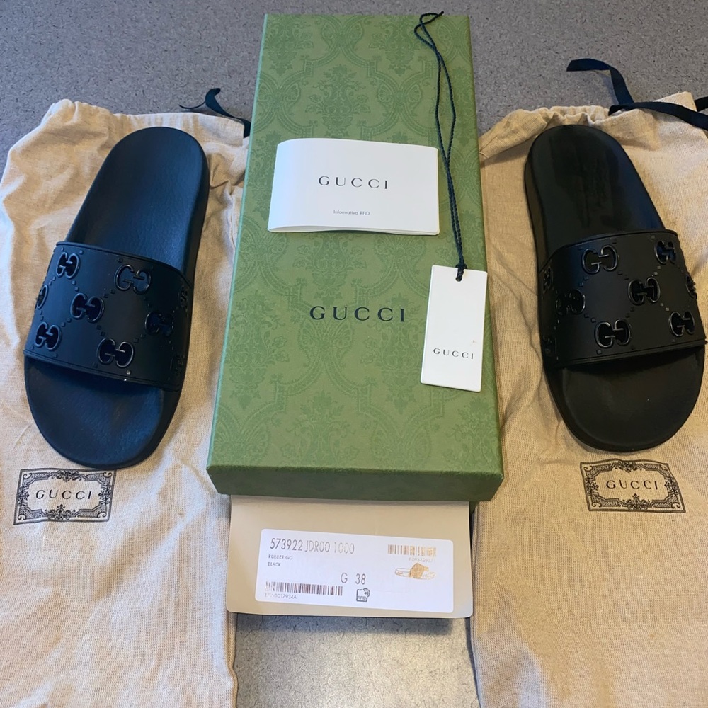 Brand New Gucci Slides Womens 8